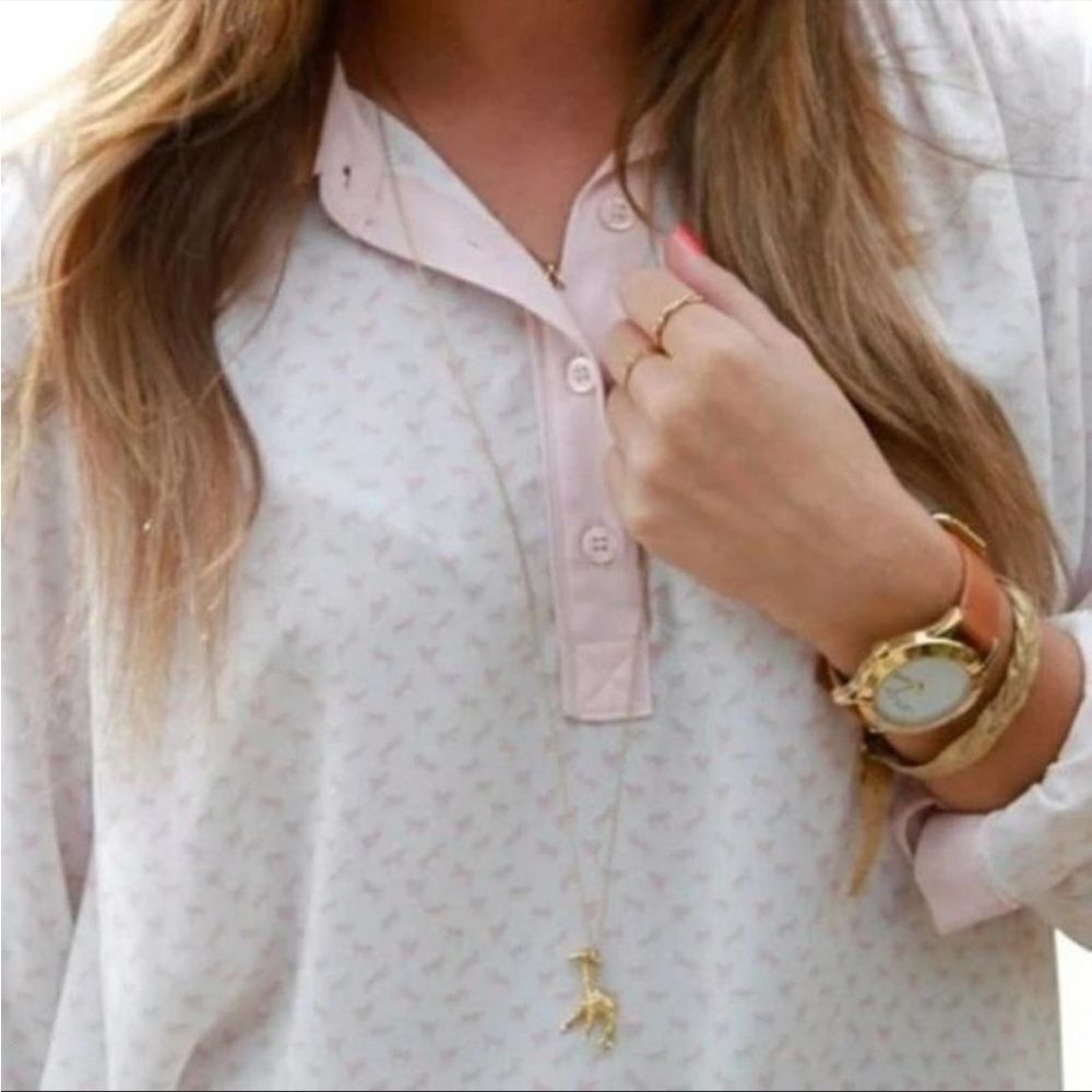 Free people‎ cottagecore pink horse print blouse xs